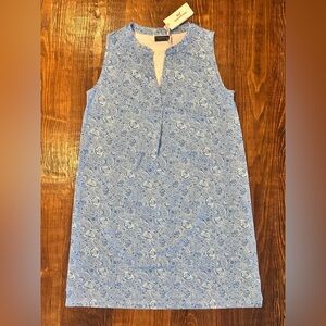 Vineyard Vines Size XS Swim Beach Pool Cover Up Shift Dress Blue White NEW